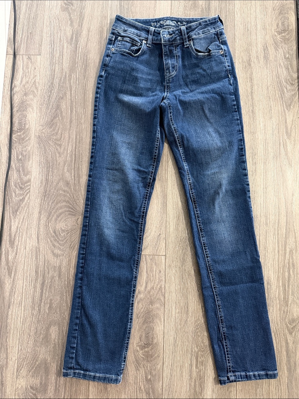 Dark Blue Women's m jeans by Maurice’s mid rise size 2 reg